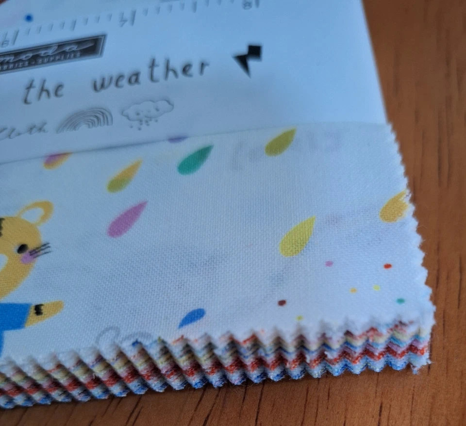 Moda Layer Cake Whatever The Weather 42 100% Cotton 10" Precut Quilt Squares New - Image 4 of 4