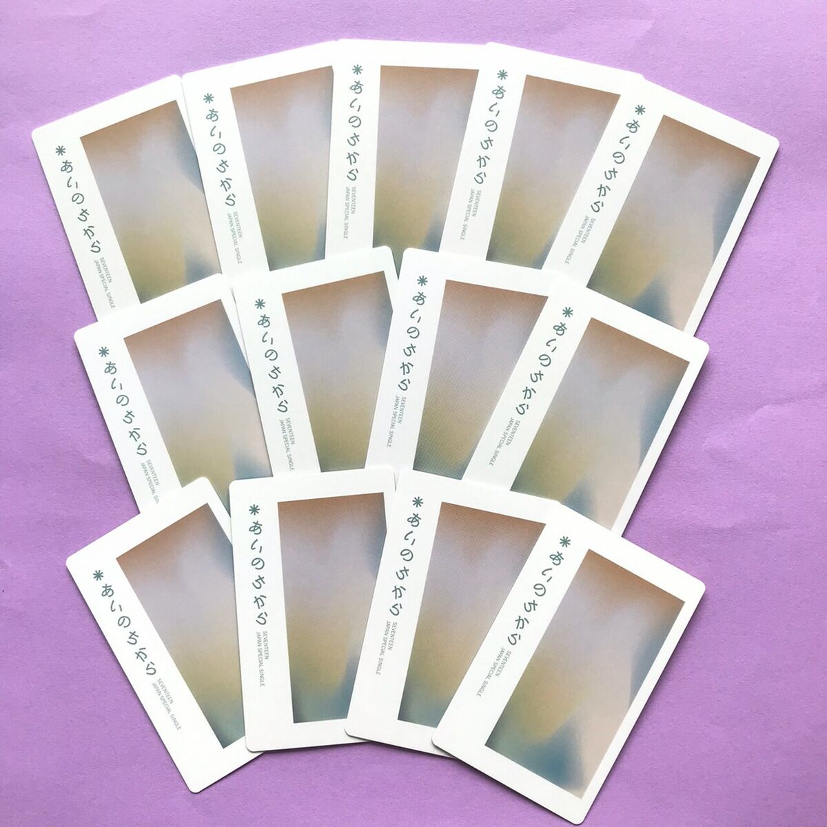 SEVENTEEN Photo Card Power of Love Ainochikara Weverse Japan SEVENTEEN Photo Card Power of Love Ainochikara Weverse Japan