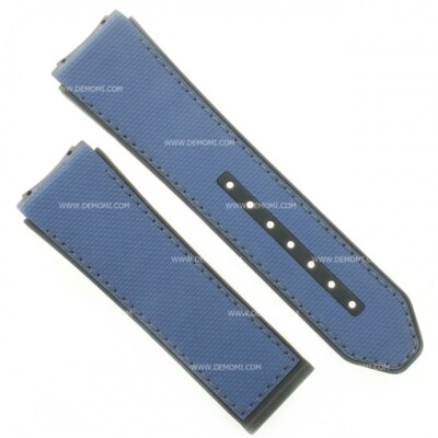 Zenith Blue Rubber Strap 23/22mm Cordura Effect Defy El Primero 21, 95,900