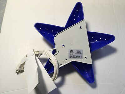 IKEA SMILA STJARNA CALMING WALL LAMP BLUE NIGHT LIGHT SMILE STAR