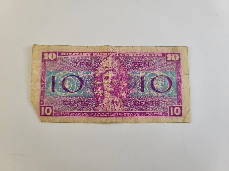 10 Cent United States Military Payment Certificate Series 521 - Image 2 of 2