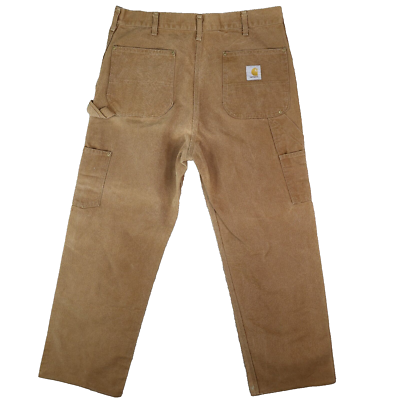 Vtg Carhartt Pants Mens 36x34 Carpenter Double Knee Duck