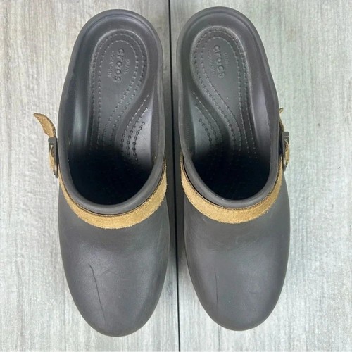 Crocs Sarah Zoccolo Mule Slip On Scarpa Con Tacco Comoda Casual Donna Taglia 8 - Foto 6 di 10