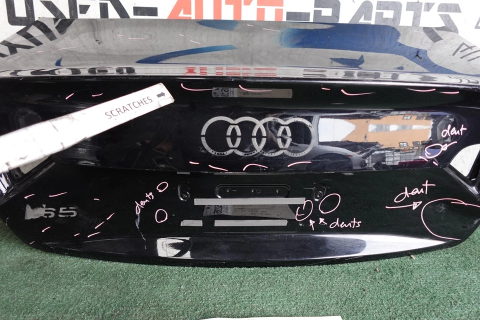 con abolladuras 2013 2014 2015 2016 AUDI A5 S5 RS5 PUERTA TRASERA TAPA MALETERO OEM AX65235 Foto 2 de 4