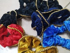 Lotto Stock Accessori Vintage Donna Capelli Codini Velluto 10