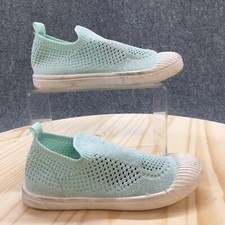 Cat  Jack Shoes Youth 12 Slip On Sneakers Green Comfort Perforated Low Top