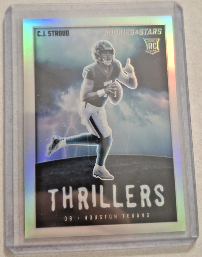 C.J. Stroud 2023 Panini Rookies & Stars Thrillers Silver Prizm (RC) Texans