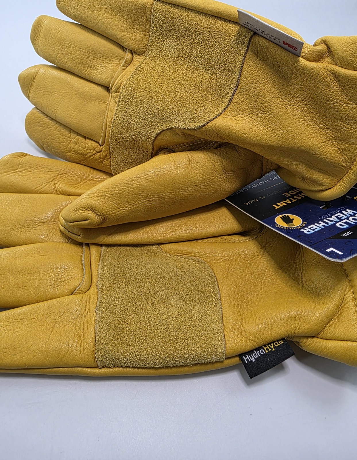 Wells Lamont Cold Weather Hydrahyde Thinsulate  Water Resistant Cowhide Gloves L