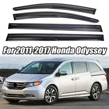 For 11-17 Honda Odyssey Window Visor Rain Guard Vent Deflector JDM Mugen Style