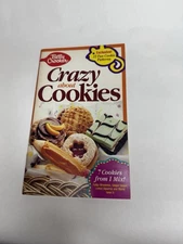 BETTY CROCKER CRAZY ABOUT COOKIES 7 COOKIES FROM 1 MIX SOFTCOVER COOKBOOK   1992