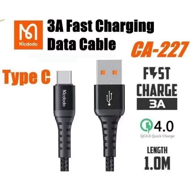 MCDODO DATA CABLE IPHONE,TYPE-C & MICROUSB - Image 2 of 4