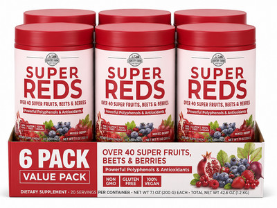 Country Farms Super Reds   Mixed Berry 200 grams (Pack of 6)