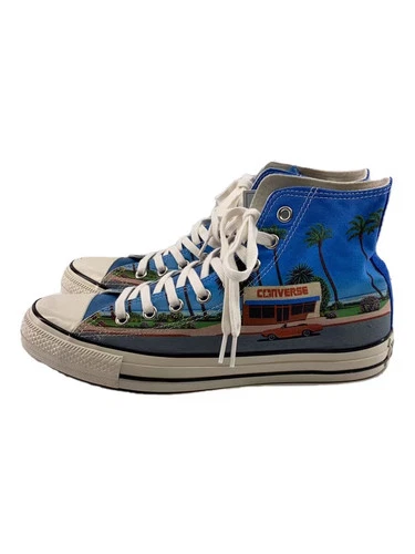 Converse High Cut Sneakers 27.5Cm Blu Canvas 1Sc809 K3m56