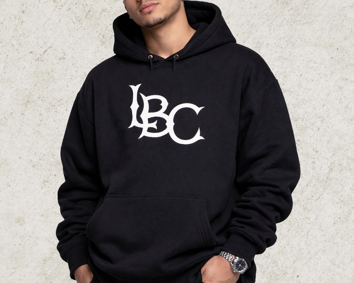 BRAT STYLE SWEAT LONG BEACH CALIF XLサイズ LBC CUSTOM LOGO HOODIE / HOODY SWEATER LONG BEACH SNOOP DOGG WEST