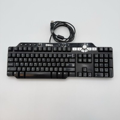 Dell SK-8135 USB Hub Wired, Multimedia Keyboard - Black Tested Read