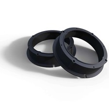 Lautsprecher Adapter Ringe für Audi A2 SEAT VW Golf 4 + 5 Passat Skoda 165 mm