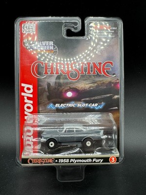 Auto World SC381/48 Christine 1958 Plymouth Fury  Electric HO Slot Car  Q1