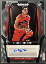 2024-25 Panini Prizm Black - Ulrich Chomche #RS-ULR Toronto Raptors - RC AUTO