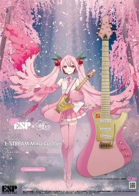 EDWARDS Platinum E-STREAM Miku-Custom SAKURA MIKU Edition | eBay