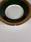 Luxury Limoges France Décor Main Emerald Green Gold Gilt Cup & 2 Saucers Rare! — photo 9