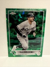 2022 Topps Chrome Update Series Sapphire Edition A.J Pollock Green /75 #US204