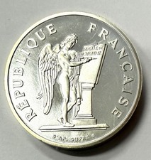 Pièce 100 Francs 1989 BE Piéfort France 🇫🇷 Argent Tirage