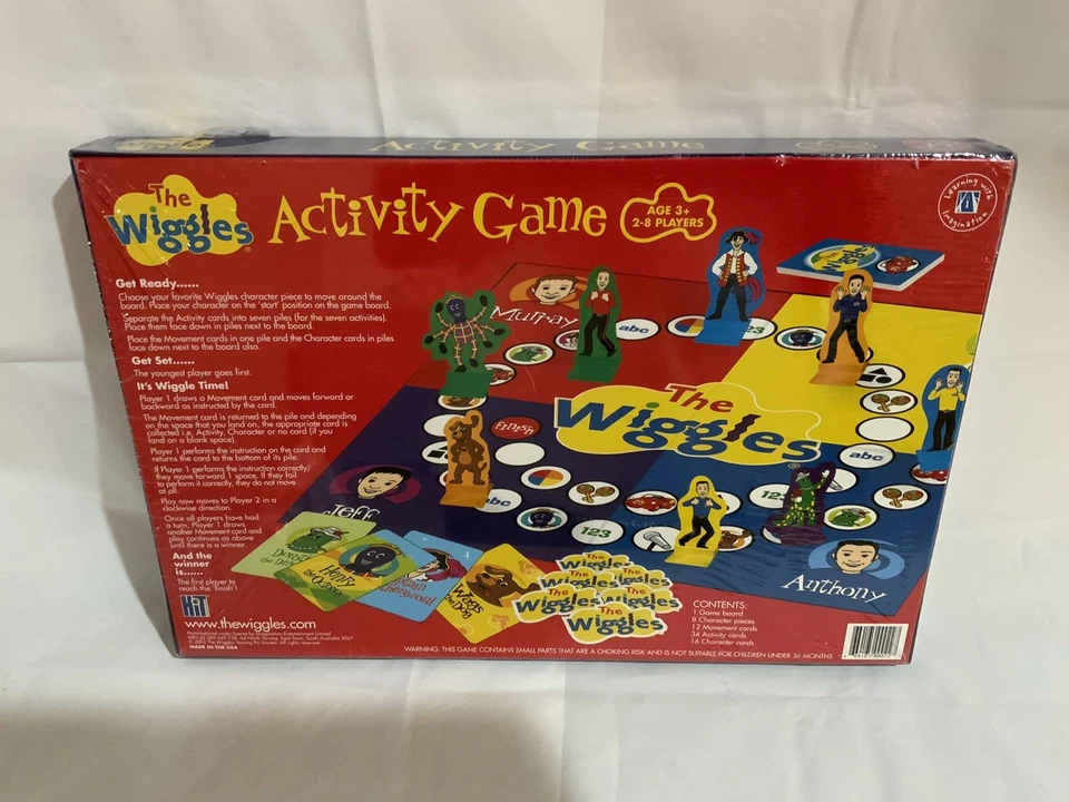 The Wiggles Play Set Colorforms Stick-Ons & Fun Activity Set & Game Lot - Image 4 of 4