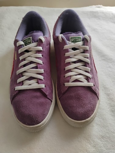 Daim violet/lavande/rose Puma taille 6,5 - Photo 2/14