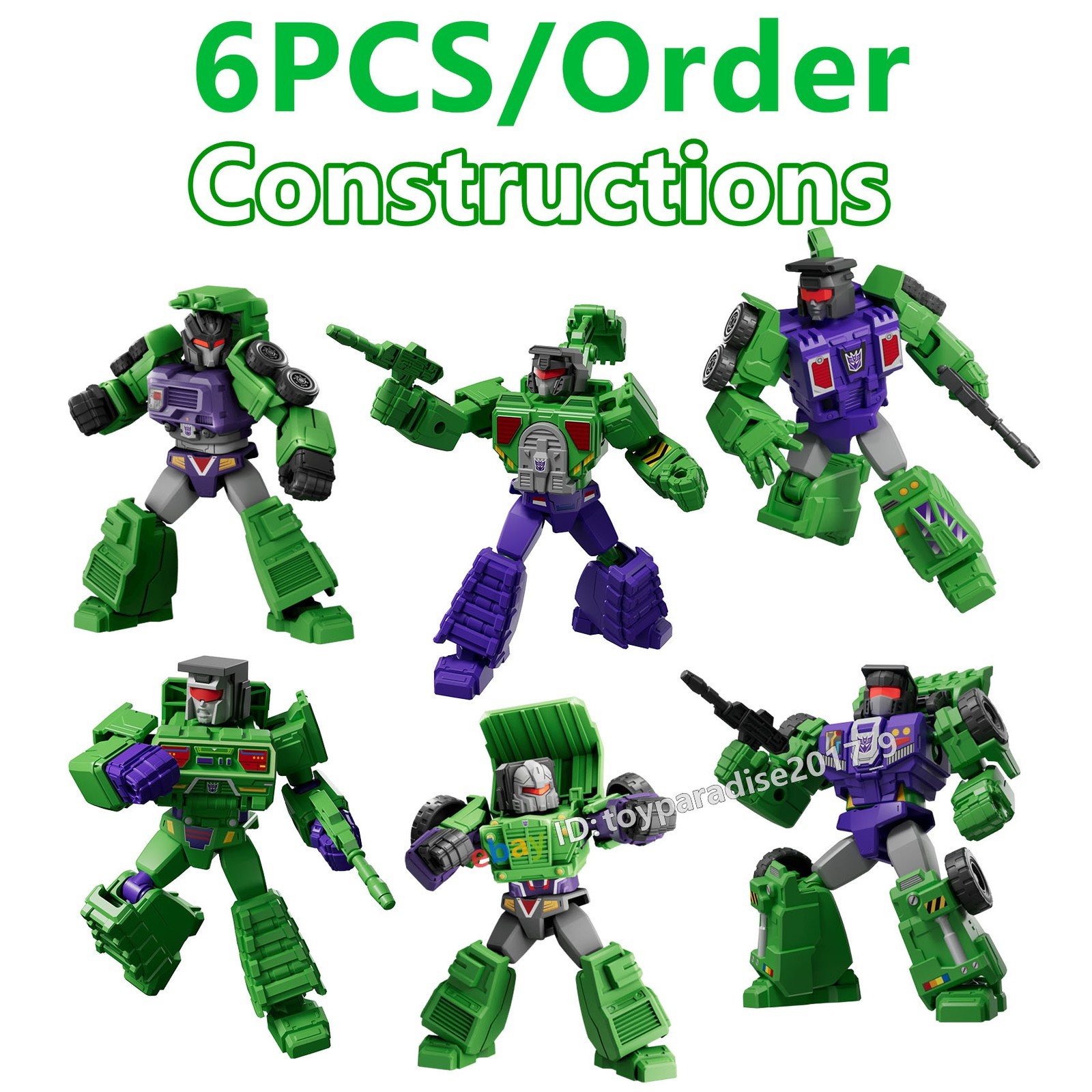Blokees Transformers Defender Version Devastator Vehicle Constructicons ...