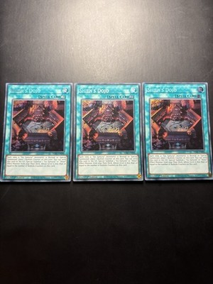Yugioh! Playset - 3x Shien s Dojo Secret Rare - RA04-EN088 1st Edition - ENG