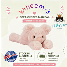 Jellycat Huggady Elephant Pink Soft Plush Toy Fluffy Stuffed Animal Doll Kids Gi