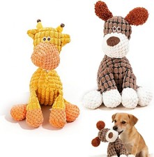 Indestructible Dog Toy,2026 New Durable Plush Dog Toys for Aggressive Chewers,Sq