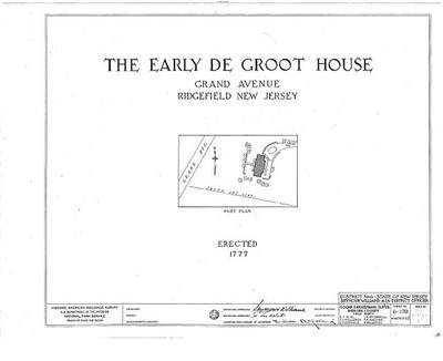 John De Groot House,1008 De Groot Avenue,Ridgefield,Bergen County,New Jersey,4