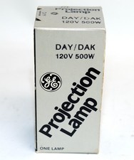 GE Projection Lamp DAY/DAK 120v 500watt - Vintage NEW 