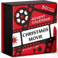 Christmas Advent Calendar 2026  25 Days Movie Night Christmas Countdown