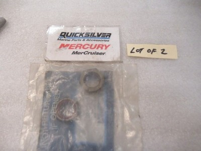 E105 Mercury Quicksilver 11-25599 Nut Lot of 2 OEM New Factory Boat Parts