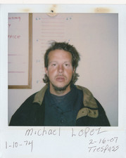 Vintage Polaroid Photo 1990's Las Vegas Police Mugshot S14-19
