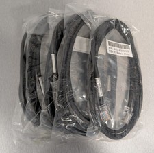 SET OF 5 UTP-CAT 5 Ethernet RJ45 Patch Cable - 5ft Black, New