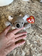 Mel the Koala Ty Beanie Baby - Early Version - 4th Gen Swing Tag - Tag Error