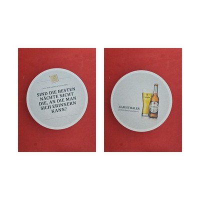 Clausthalers Are The Best Nights Not The... Brewery Beer Mat Beer