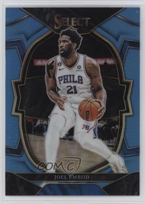 2022-23 Panini Select Concourse Light Blue Prizm 84/299 Joel Embiid #47 0ud4