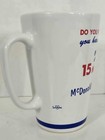 VINTAGE RARE MCDONALD’S CERAMIC COFFEE MUG 15 MILLION HAMBURGERS SOLD  — photo 3