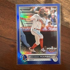2022 Topps Opening Day - Brandon Marsh #132 Opening Day Blue Foil (RC)