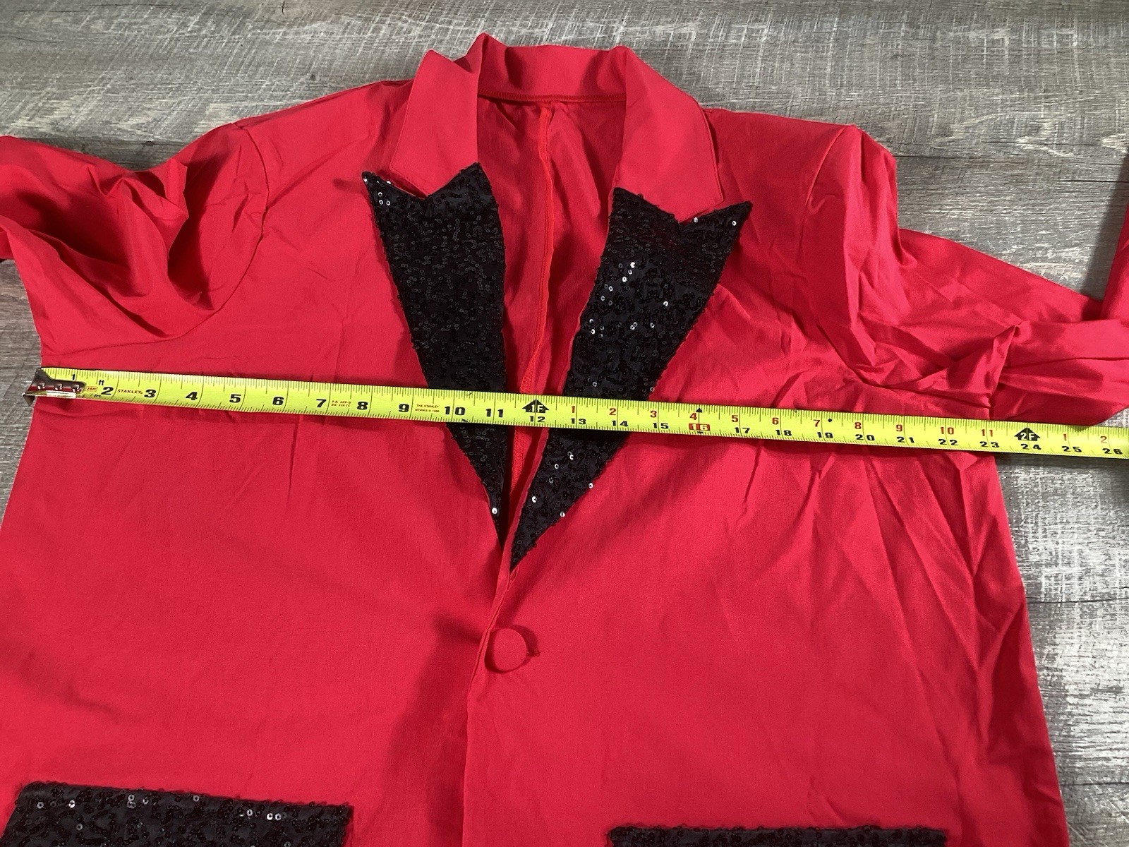 Mixify Weissman Red Sequined Blazer Boys XL 16/18 Dance Costume Stage Jacket image 4