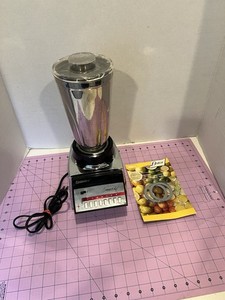 Vintage Oster Osterizer Stainless Cycle Commercial Barware Blender Model 350 A