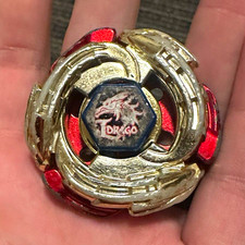 Beyblade Metal Fusion Lightning L Drago red and gold