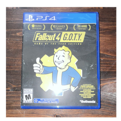 Bethesda Fallout 4 Game of the Year Edition PS4 PS5 Upgrade Manual RPG Action