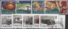 Guernsey 1994 Europa Archaeological Discoveries & Centenary First Car sets, used