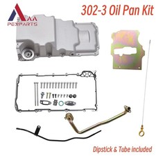 302-3 Ls Low Retro-fit Aluminum Rear Sump Oil Pan For Chevy 4.8l 5.3l 6.0l 6.2l