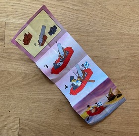 Lego Pirates: 6257 Castaway's Raft & 6295 Harbor Sentry- Both 100%  with Manuals